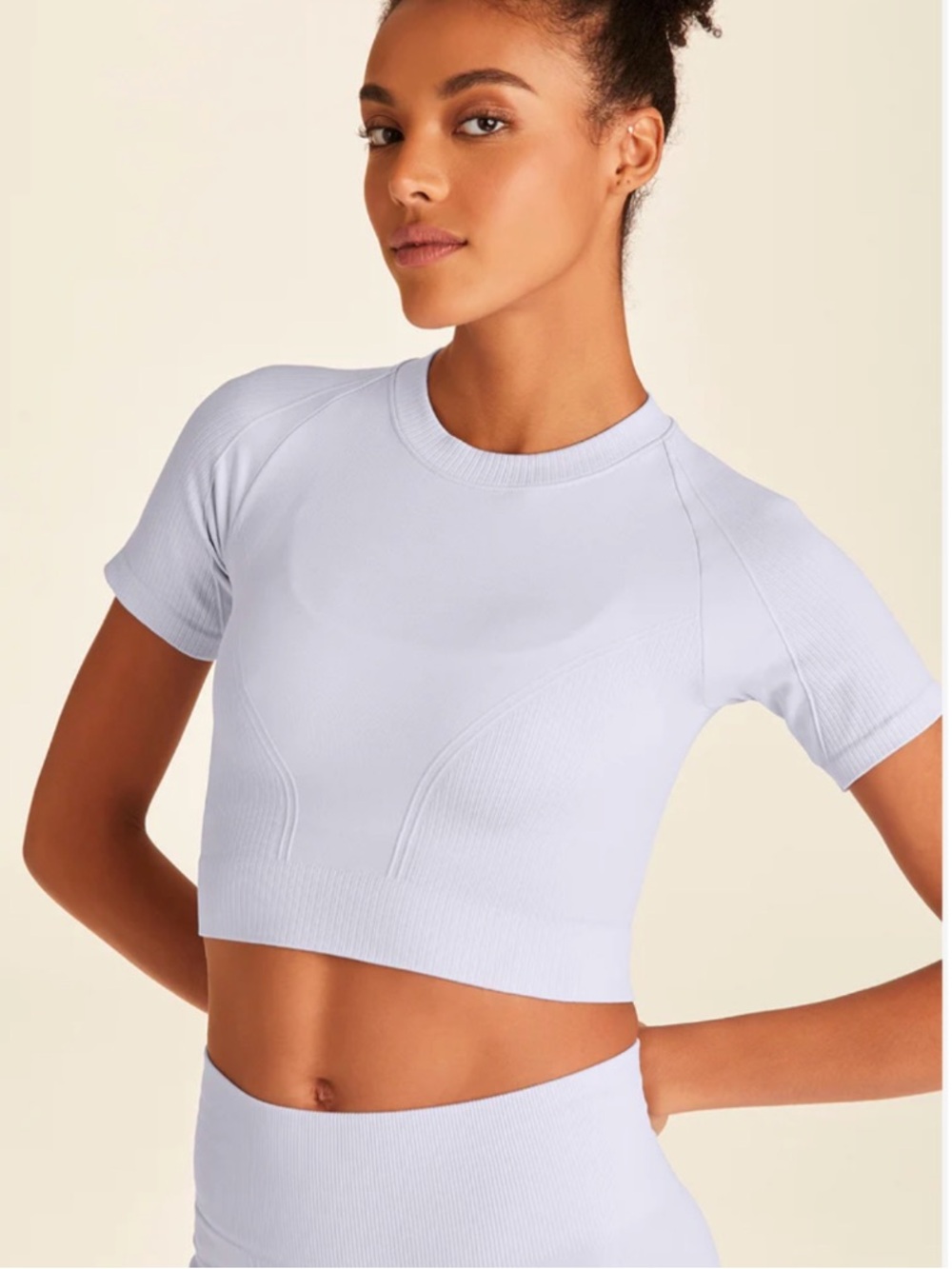 Alala Barre Seamless Crop Tee